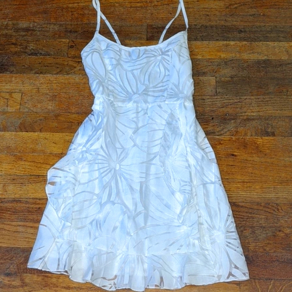 Women's white dress